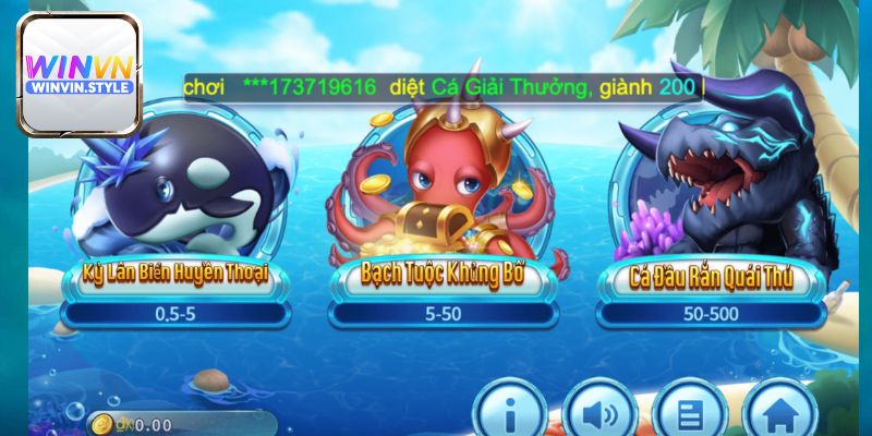 Game bắn cá tiên hot nhất tại WINVN