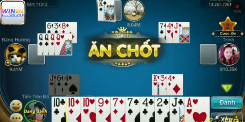Ăn chốt dễ dàng khi chơi Liêng online