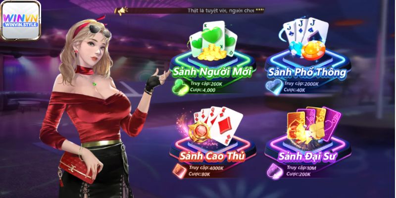Đa dạng sảnh chơi cho bet thủ thỏa sức chọn lựa