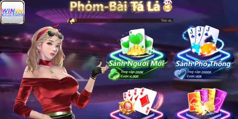 Hướng dẫn tham gia chơi phỏm online tại winvn