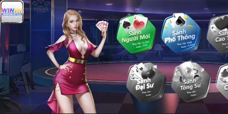 Nhiều sảnh chơi online cho tân thủ thỏa sức lựa chọn